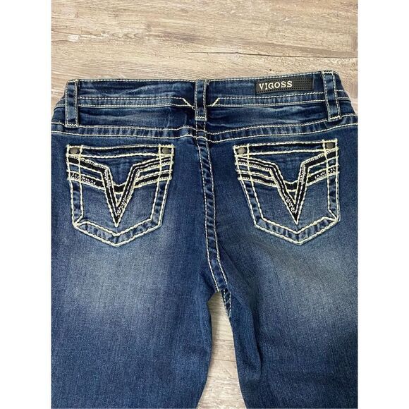 Vigoss Capri Jeans Heritage Fit Stretch Cropped Women’s Size 4 - Picture 5 of 6